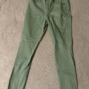 Nine West Light Green Skinny Jeans